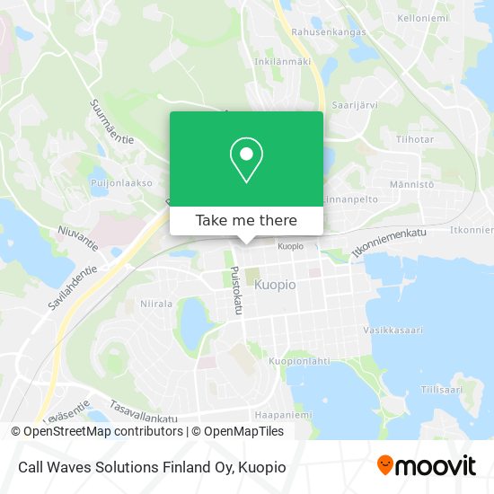 Call Waves Solutions Finland Oy map