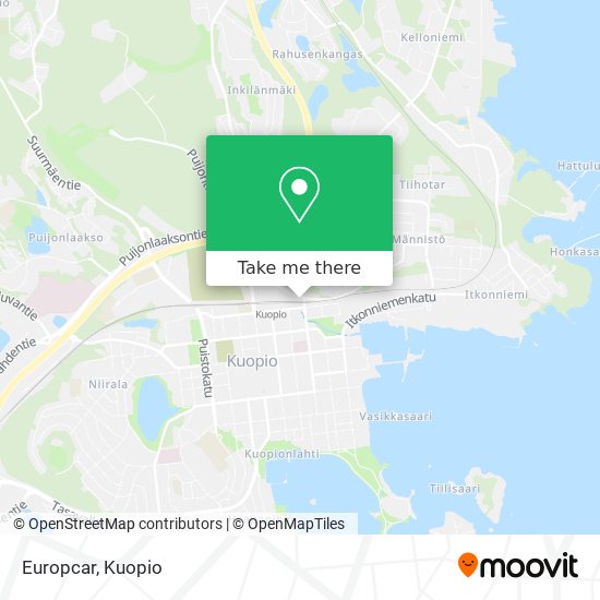 Europcar map