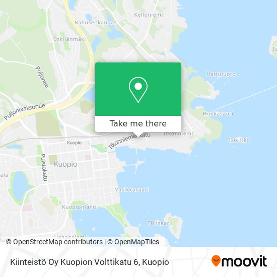 Kiinteistö Oy Kuopion Volttikatu 6 map