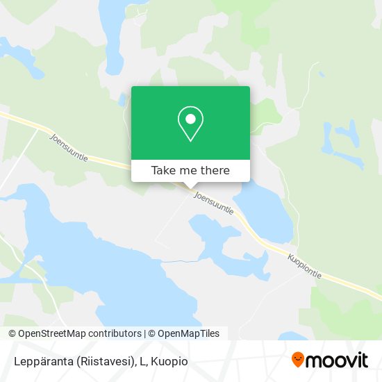 Leppäranta (Riistavesi), L map
