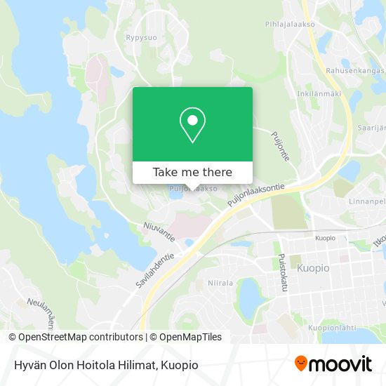 Hyvän Olon Hoitola Hilimat map