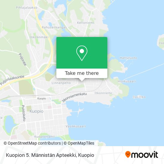 Kuopion 5. Männistän Apteekki map