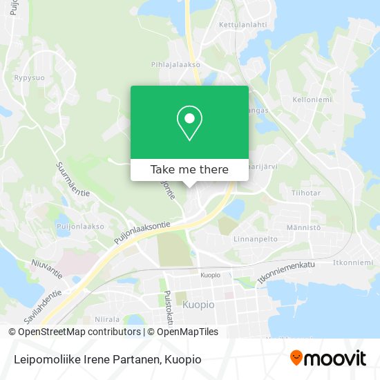 Leipomoliike Irene Partanen map