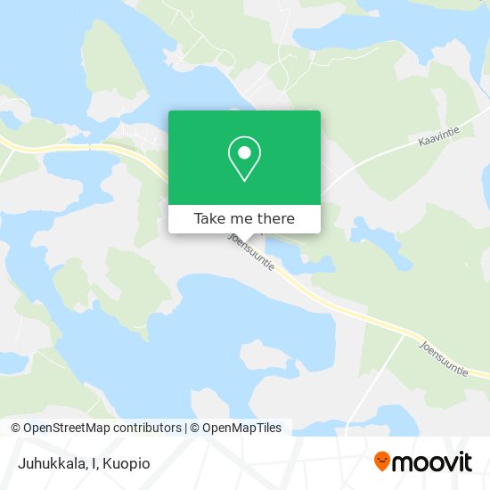 Juhukkala, I map