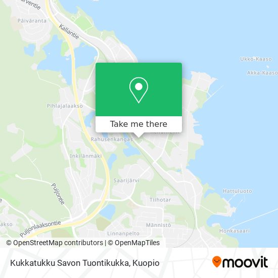 Kukkatukku Savon Tuontikukka map