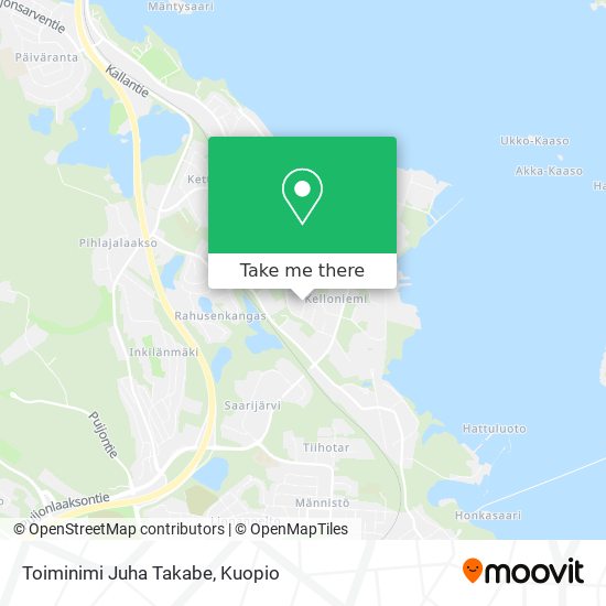 Toiminimi Juha Takabe map