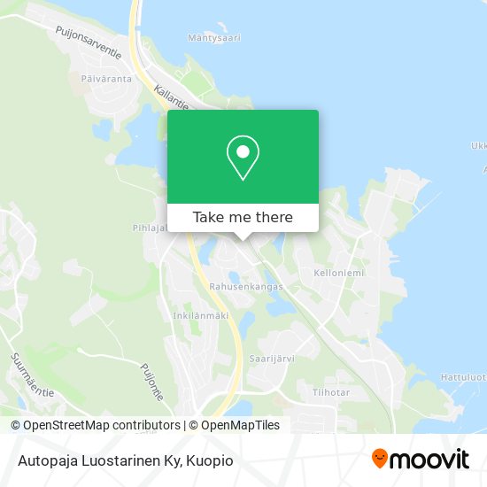 Autopaja Luostarinen Ky map