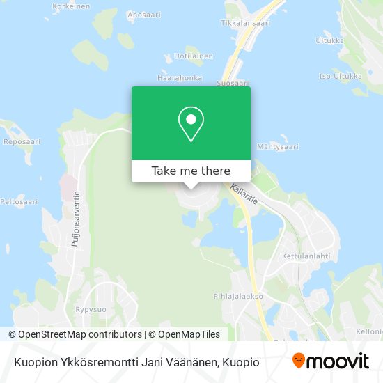 Kuopion Ykkösremontti Jani Väänänen map