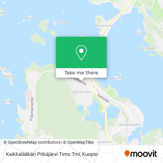 Keikkalääkäri Pitkäjärvi Timo Tmi map