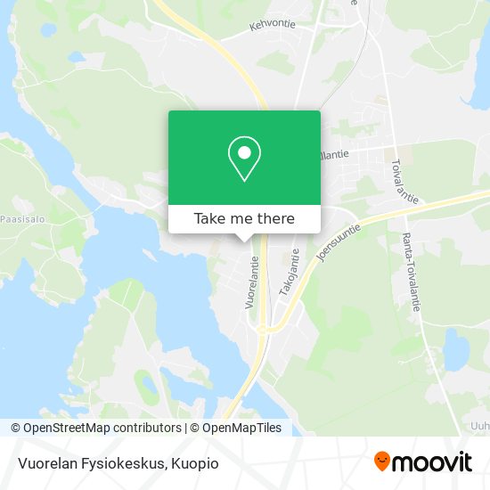 Vuorelan Fysiokeskus map