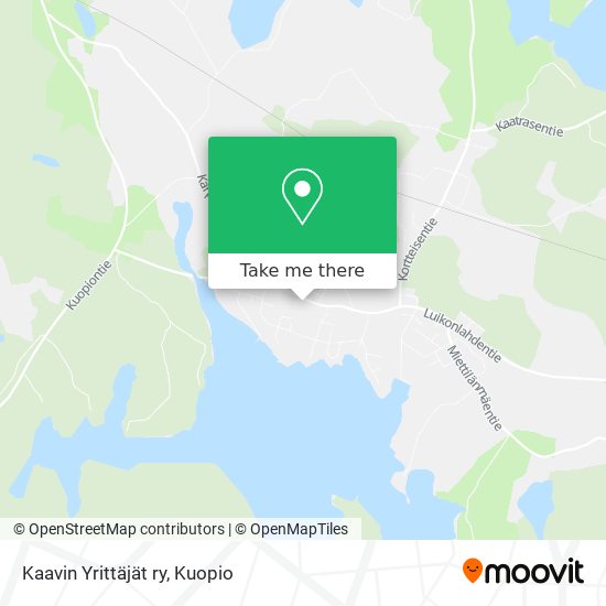 Kaavin Yrittäjät ry map