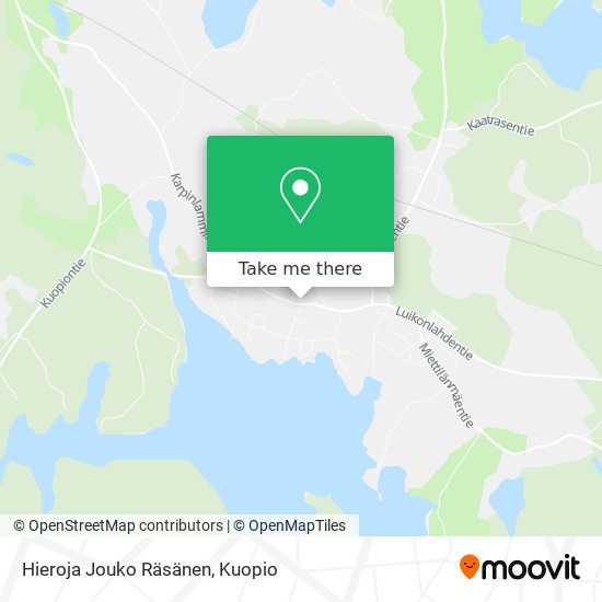 Hieroja Jouko Räsänen map