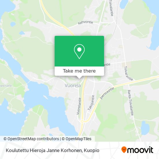 Koulutettu Hieroja Janne Korhonen map