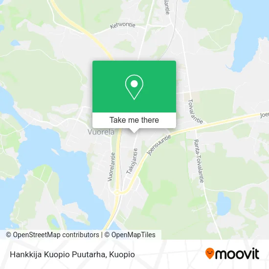 Hankkija Kuopio Puutarha map