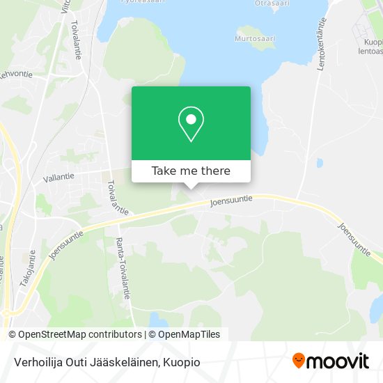 Verhoilija Outi Jääskeläinen map