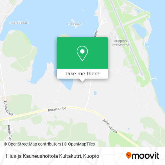 Hius-ja Kauneushoitola Kultakutri map