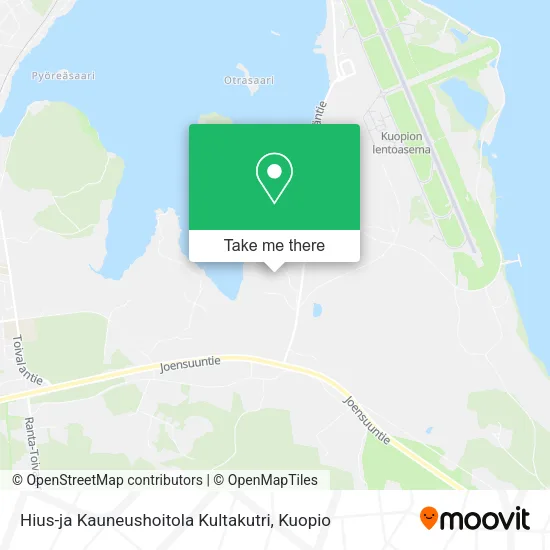 Hius-ja Kauneushoitola Kultakutri map