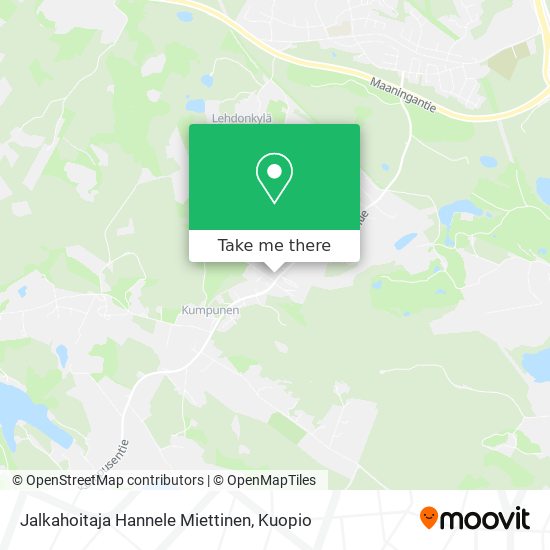 Jalkahoitaja Hannele Miettinen map