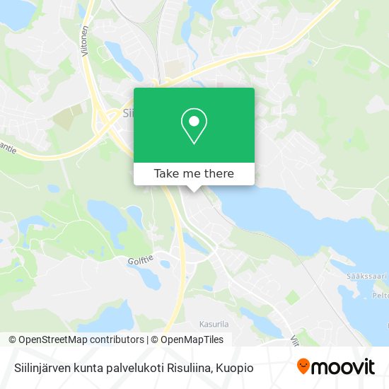 Siilinjärven kunta palvelukoti Risuliina map