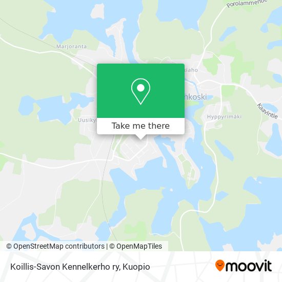 Koillis-Savon Kennelkerho ry map