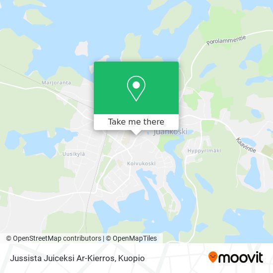 Jussista Juiceksi Ar-Kierros map