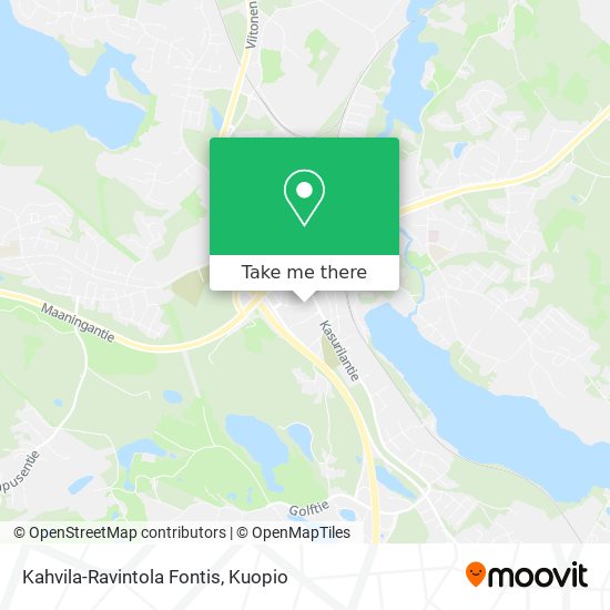 Kahvila-Ravintola Fontis map