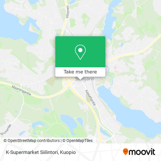 K-Supermarket Siilintori map