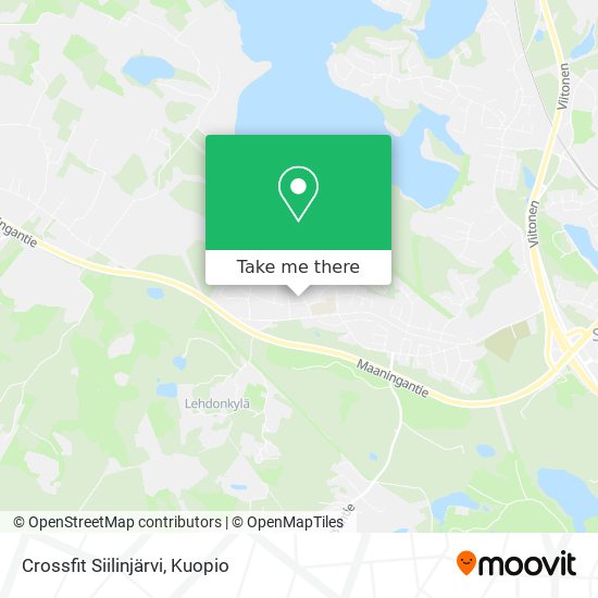 Crossfit Siilinjärvi map