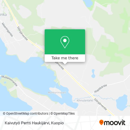 Kaivutyö Pertti Haukijärvi map