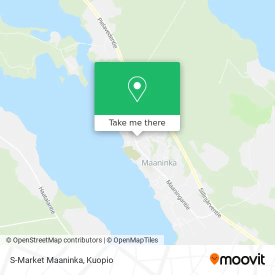 S-Market Maaninka map