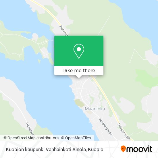 Kuopion kaupunki Vanhainkoti Ainola map
