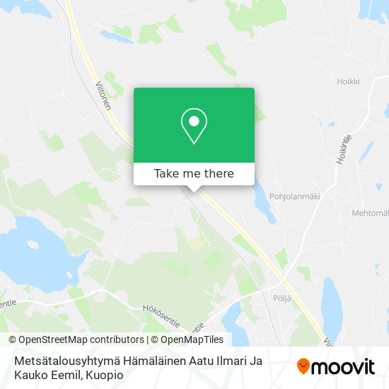 Metsätalousyhtymä Hämäläinen Aatu Ilmari Ja Kauko Eemil map