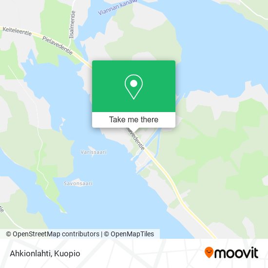 Ahkionlahti map