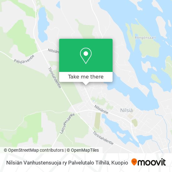 Nilsiän Vanhustensuoja ry Palvelutalo Tilhilä map