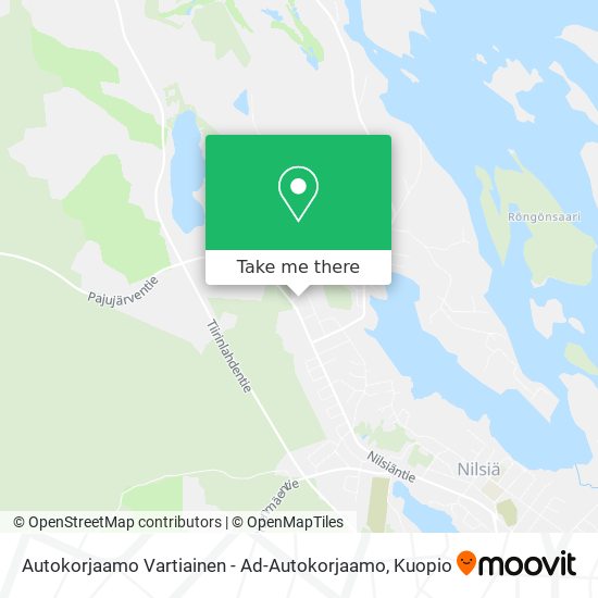 Autokorjaamo Vartiainen - Ad-Autokorjaamo map
