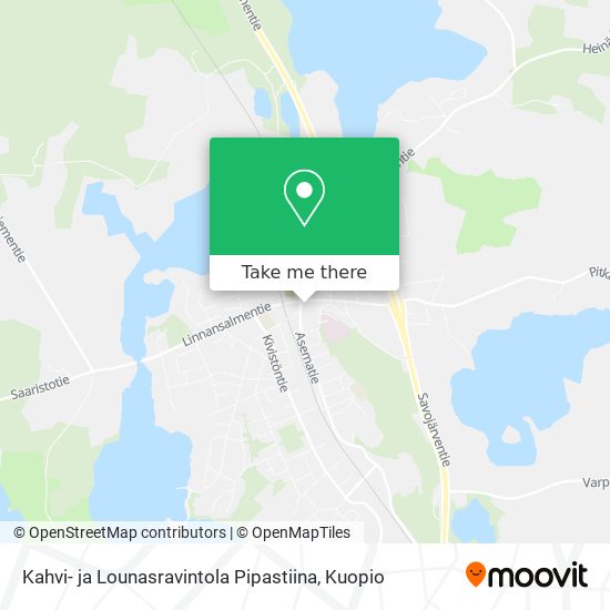 Kahvi- ja Lounasravintola Pipastiina map