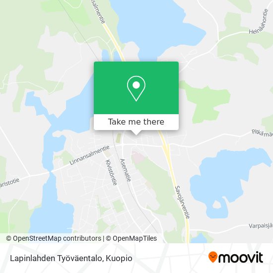 Lapinlahden Työväentalo map