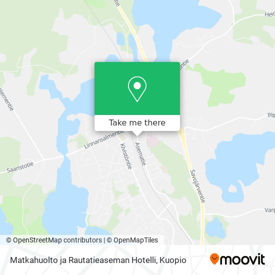Matkahuolto ja Rautatieaseman Hotelli map