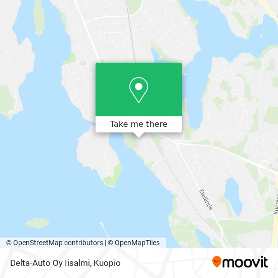 Delta-Auto Ltd Iisalmi map