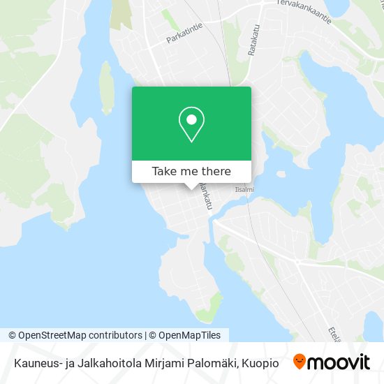Kauneus- ja Jalkahoitola Mirjami Palomäki map