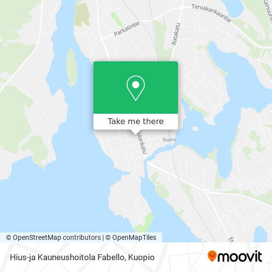 Hius-ja Kauneushoitola Fabello map