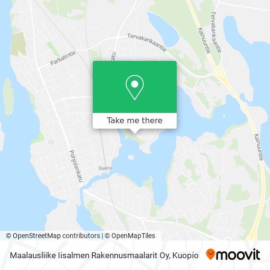 Maalausliike Iisalmen Rakennusmaalarit Oy map