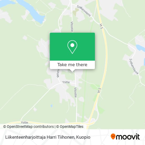 Liikenteenharjoittaja Harri Tiihonen map