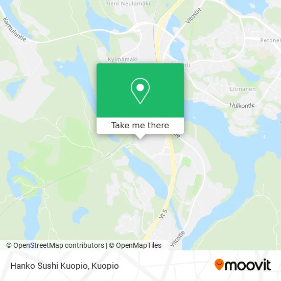 Hanko Sushi Kuopio map