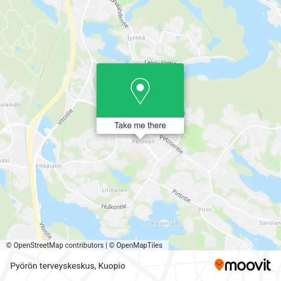 Pyörön terveyskeskus map