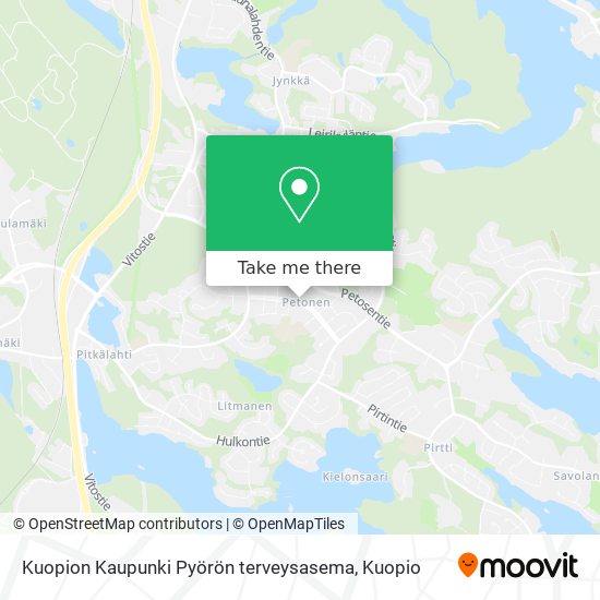 Kuopion Kaupunki Pyörön terveysasema map