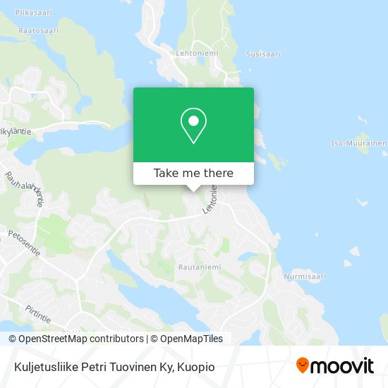 Kuljetusliike Petri Tuovinen Ky map