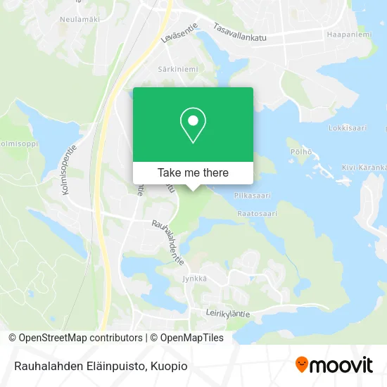 Rauhalahden Eläinpuisto map