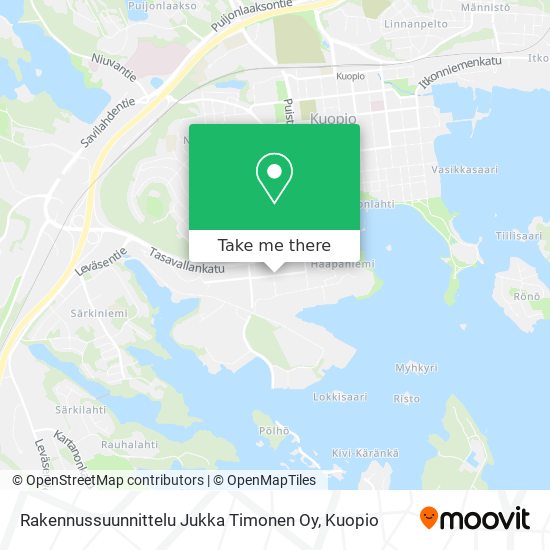 Rakennussuunnittelu Jukka Timonen Oy map