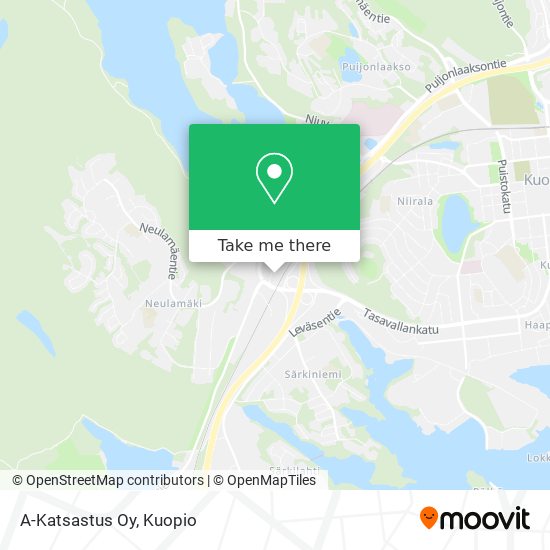 How to get to A-Katsastus Oy in Kuopio by Bus?